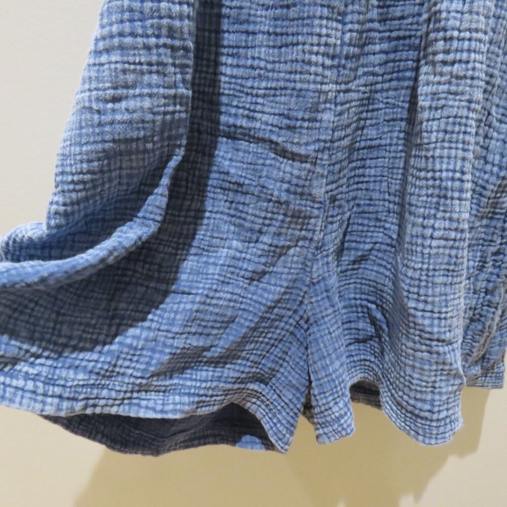 ANTHROPOLOGIE LA BIZ Maronie Relaxed Gauze Shortalls in Light Blue Medium Beachy - Picture 14 of 16